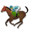 Horse Racing emoji on LG